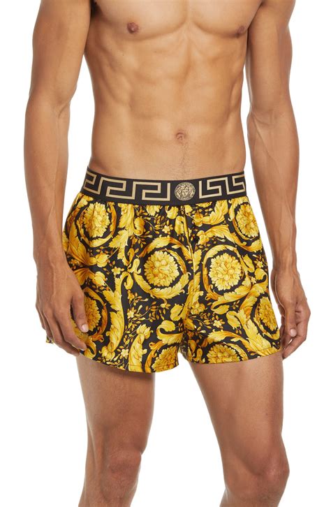 versace boxers pack|Versace barocco print underwear.